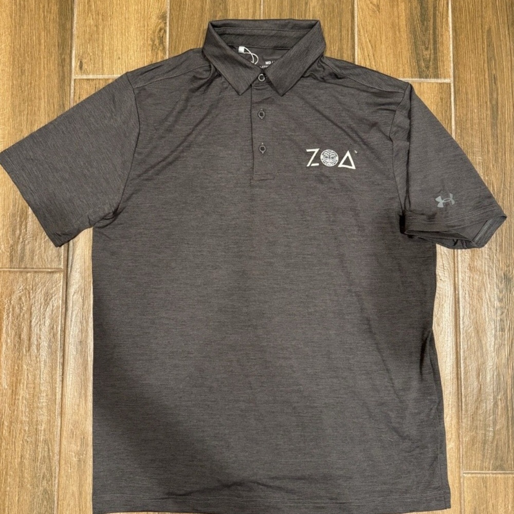 New Men’s Under Armour grey Polo Shirt in size x-large